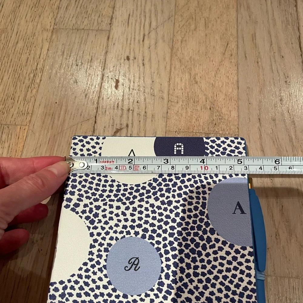 NWT Anthropologie Blue and White Notebook